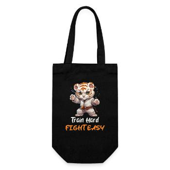 Lions Bébé Train Dur Combat Facile - Sac à bouteille - noir - Devant