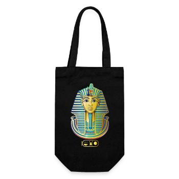 TUTANCHAMUN I Tutankhamen - Geschenkbeutel für Flaschen - Schwarz - Vorne