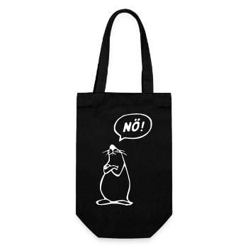 no! T-shirt - Gift Bag for Bottles - black - Front