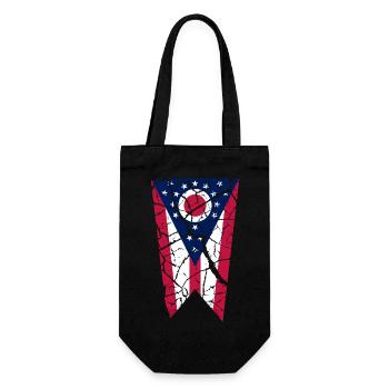 Ohio - Geschenkbeutel für Flaschen - Schwarz - Vorne