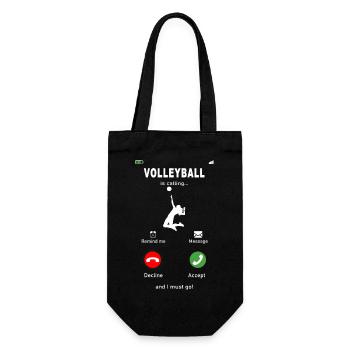 Le volleyball appelle la femme - Sac à bouteille - noir - Devant
