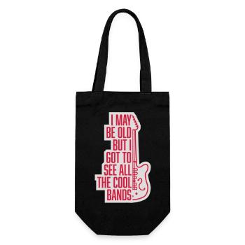 Je suis peut-être vieux - Sac à bouteille - noir - Devant