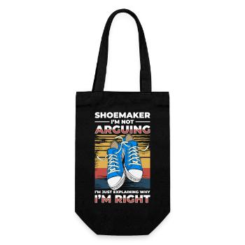 Shoemaker Profession Humor Cobbler - Gift Bag for Bottles - black - Front