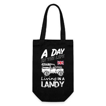 Une journée dans ma vie à vivre dans un Landy - Sac à bouteille - noir - Devant