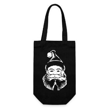 Chapeau de Noël Père Noël Noël 15 - Sac à bouteille - noir - Devant