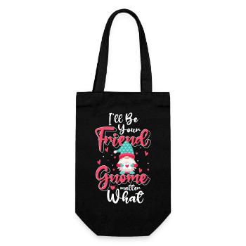 Dwarves Christmas Fantasy Goblin - Gift Bag for Bottles - black - Front