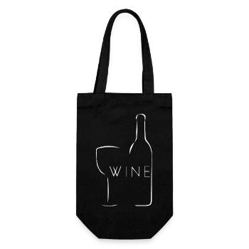 Bière Vin Whisky Schnaps Alcool - Sac à bouteille - noir - Devant