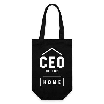 Ceo Of The Home - Mother's Day Funny Gift - Gift Bag for Bottles - black - Front