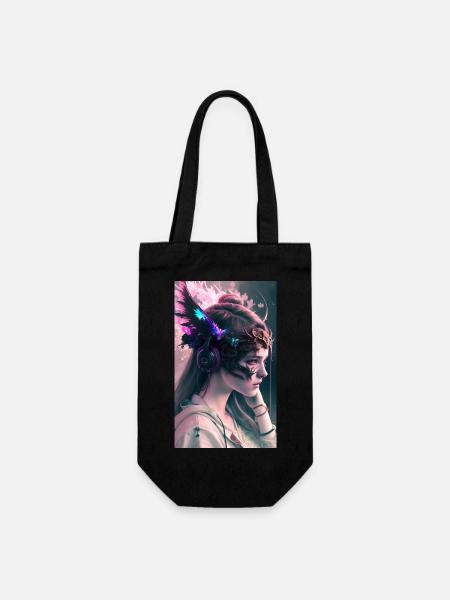 ARTWORK Dragon Girl Mel - Sac à bouteille - noir