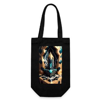 Enchanted Blocks - Gift Bag for Bottles - black - Front