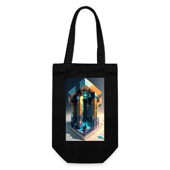 Rêves pixélisés - Sac à bouteille - noir - Devant