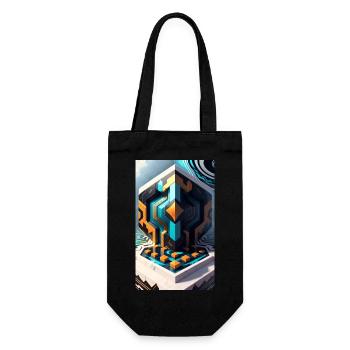 Formes mystiques - Sac à bouteille - noir - Devant