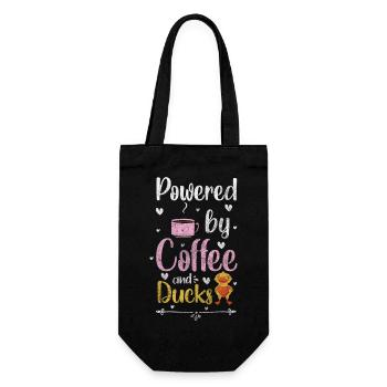 Ducks Animal Flying Duck Nature - Gift Bag for Bottles - black - Front