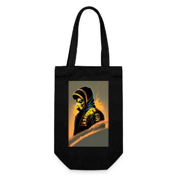 Snake - Geschenkbeutel für Flaschen - Schwarz - Vorne