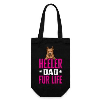 Australian Cattle Dog Red Blue Heeler - Geschenkbeutel für Flaschen - Schwarz - Vorne