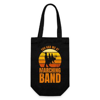 Marching bands joke - Gift Bag for Bottles - black - Front