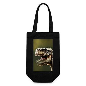 Dinosaures | T-Rex | Tyrannosaure - Sac à bouteille - noir - Devant