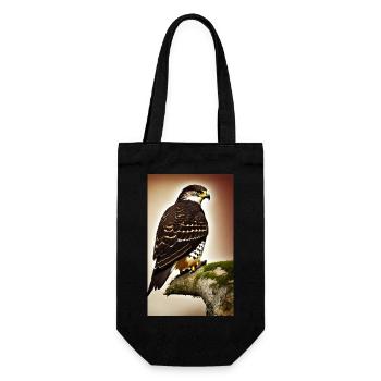 Aigle | Oiseaux | Liberté | Animaux - Sac à bouteille - noir - Devant