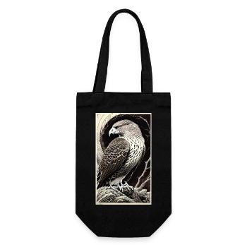 Aigle | Oiseaux | Liberté | Animaux - Sac à bouteille - noir - Devant