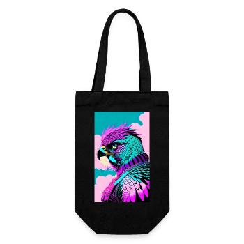 Aigle | Oiseaux | Liberté | Animaux - Sac à bouteille - noir - Devant