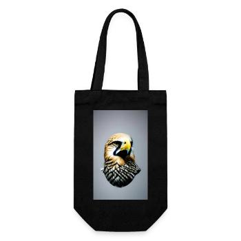 Eagle | Birds | Freedom | Animals - Gift Bag for Bottles - black - Front
