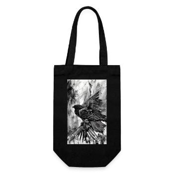 Eagle | Birds | Freedom | Animals - Gift Bag for Bottles - black - Front