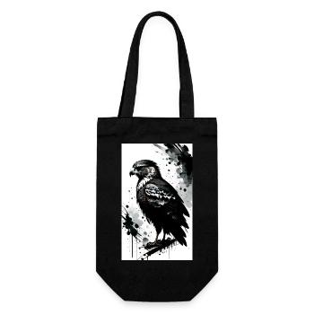 Aigle | Oiseaux | Liberté | Animaux - Sac à bouteille - noir - Devant