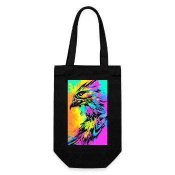 Eagle | Birds | Freedom | Animals - Gift Bag for Bottles - black - Front