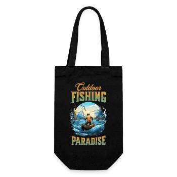 Pêche Pêche Pêche Poisson Carpe Pêche en plein air - Sac à bouteille - noir - Devant
