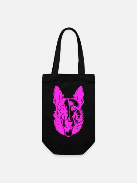 malinois - Sac à bouteille - noir