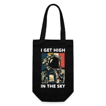 Astronomy Telescope Sun Space - Gift Bag for Bottles - black - Front