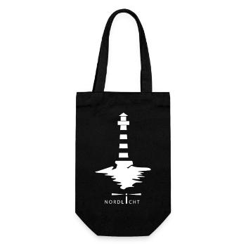 Lighthouse - Geschenkbeutel für Flaschen - Schwarz - Vorne