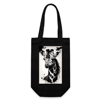 Grâce de la girafe - Sac à bouteille - noir - Devant