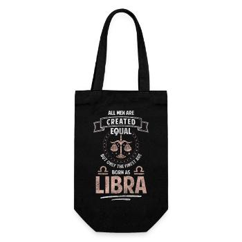Horoskop Sternbild September Aberglauben - Geschenkbeutel für Flaschen - Schwarz - Vorne