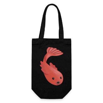 goldfish - Gift Bag for Bottles - black - Front
