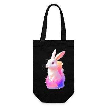 Hare - Gift Bag for Bottles - black - Front