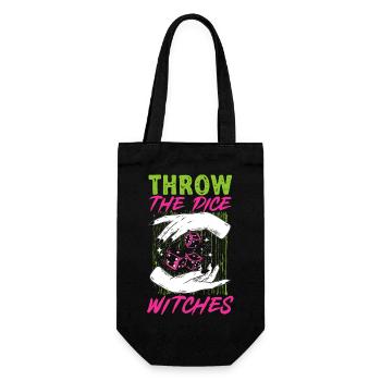 Bunco Dice Game - Gift Bag for Bottles - black - Front