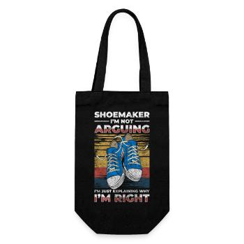 Craft Shoe Leather Original - Gift Bag for Bottles - black - Front