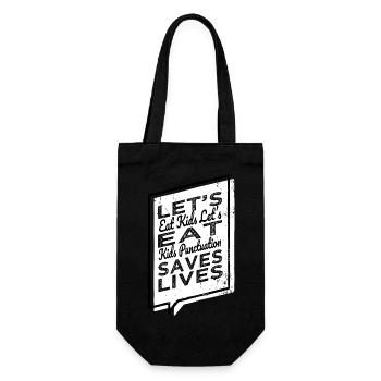 dictons présent anniversaire cadeau heureux littérature - Sac à bouteille - noir - Devant