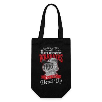 Sword Hero Warrior - Gift Bag for Bottles - black - Front