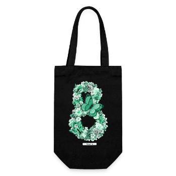 Women's Power 8. März GirlPower Weiblicher Feminismus - Geschenkbeutel für Flaschen - Schwarz - Vorne