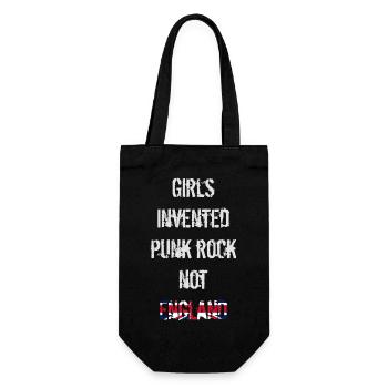 LES FILLES ONT INVENTÉ LE PUNK ROCK, PAS L’ANGLETERRE – UNION JACK - Sac à bouteille - noir - Devant