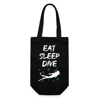 Eat Sleep Dive - Gift Bag for Bottles - black - Front