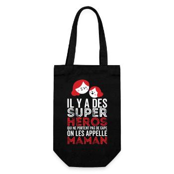 Mom Gift Mother's Day Moms-to-be - Gift Bag for Bottles - black - Front