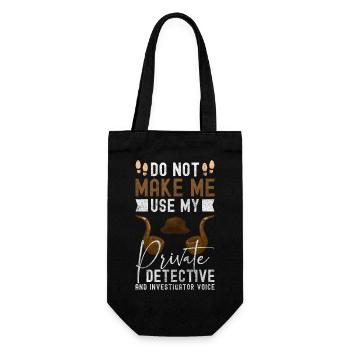 Private Detective Hot Trace Trace Police - Gift Bag for Bottles - black - Front