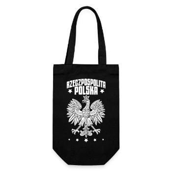 Polen Heimat Polska Polnisch Adler Flagge - Geschenkbeutel für Flaschen - Schwarz - Vorne