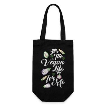 Nutrition Healthy Nature Veggie - Gift Bag for Bottles - black - Front