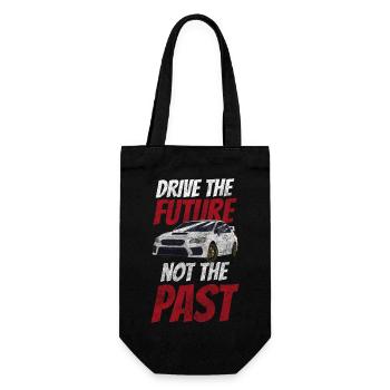 Electric Car Environment Power Climate Change - Gift Bag for Bottles - black - Front
