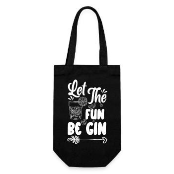 Alcohol Drink Drinker Liquor - Gift Bag for Bottles - black - Front