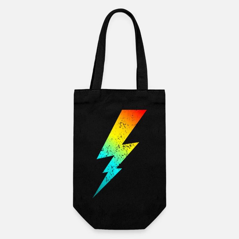 Bolt Lighting Classique des années 80 - Sac à bouteille - noir